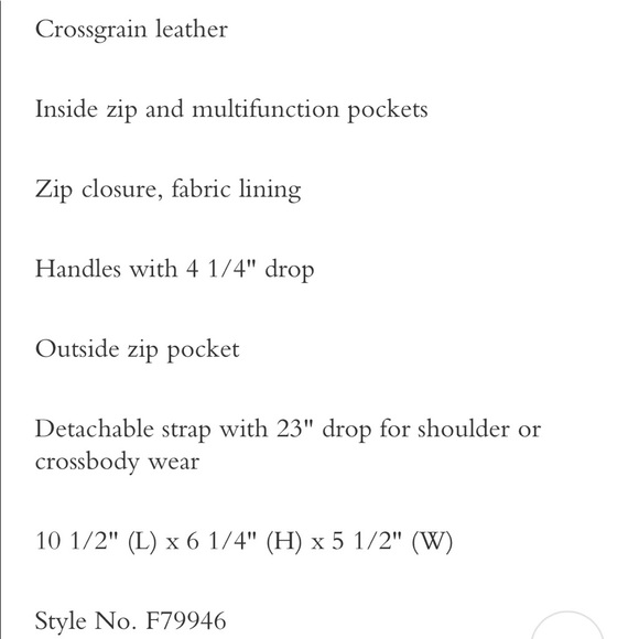 BNWT Coach Rowan Satchel - Picture 6 of 6